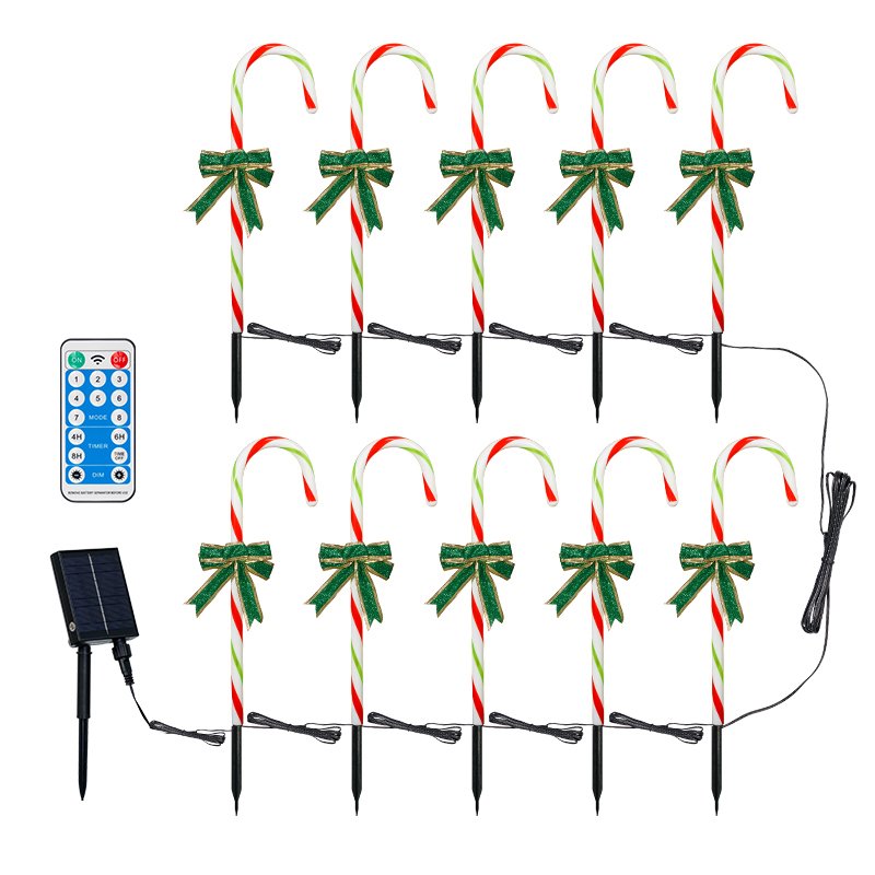 Outdoor solar-powered Christmas light