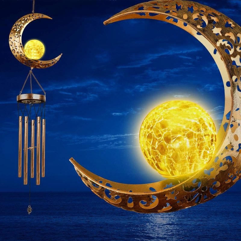 Moon wind chimes